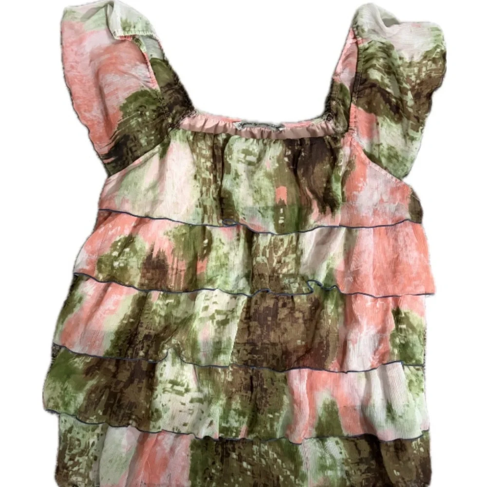 Multicolor Ruffled Women's Top - Picture 2 of 6